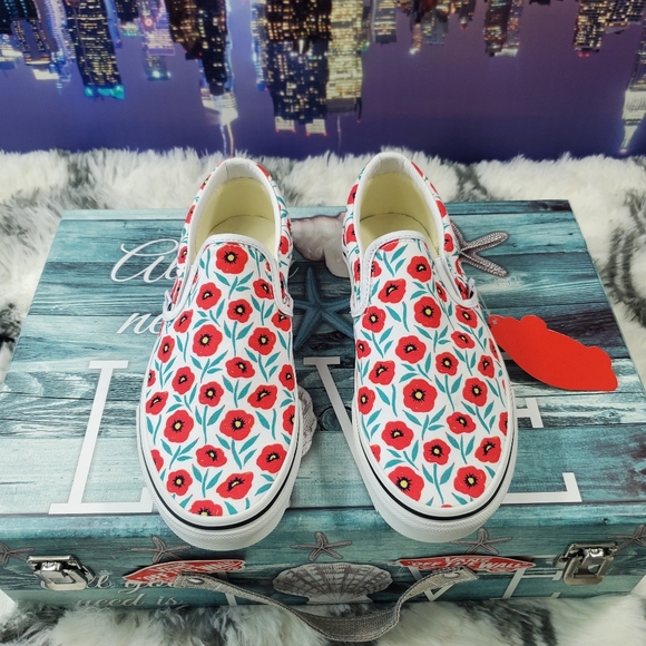 Vans flowers 💐 😍 classic slip-on - Picture 14 of 14